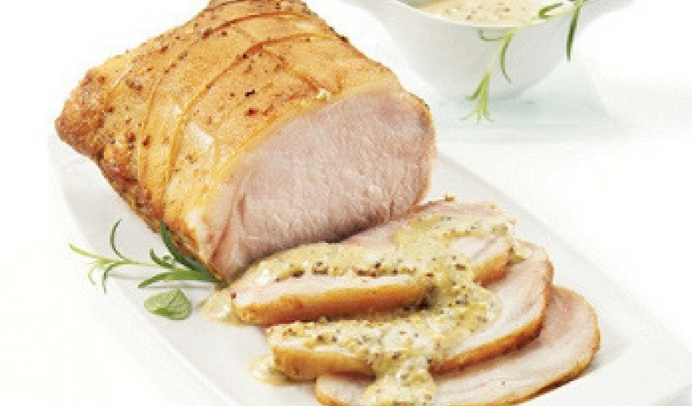 recette filet de porc aux 2 moutardes - derma-jouvence